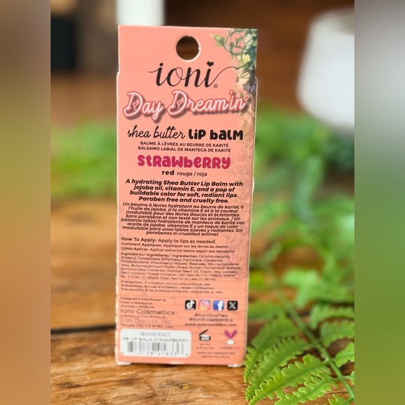 Shea Butter Lip Balm - Strawberry Red - Picture 4 of 4